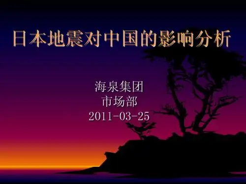 日本地震对中国的影响