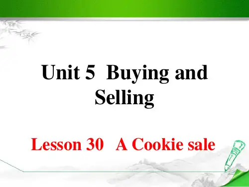 【精品冀教版】八年级英语下册《Unit 5 Lesson 30》课件