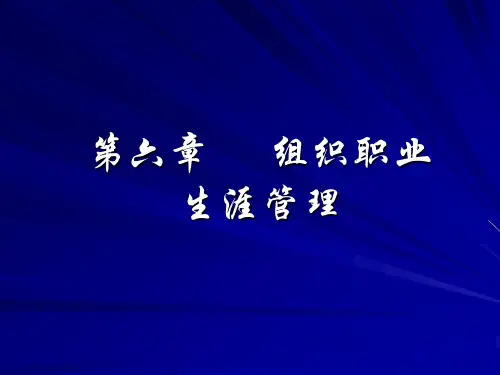 组织职业生涯管理