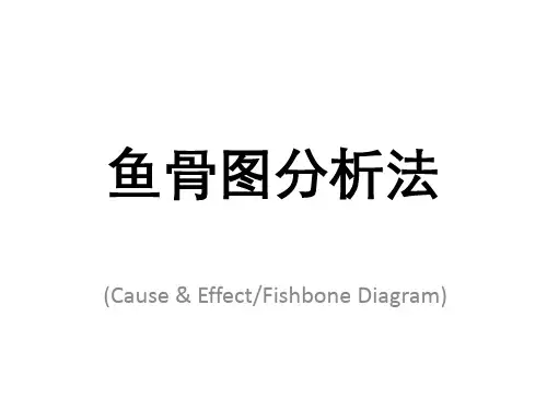 鱼骨图模板(精品精美经典)