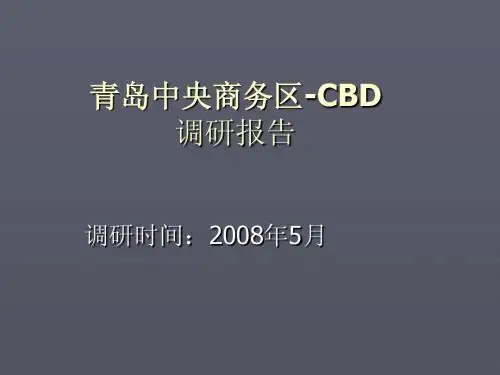 2008年青岛中央商务区-CBD调研报告