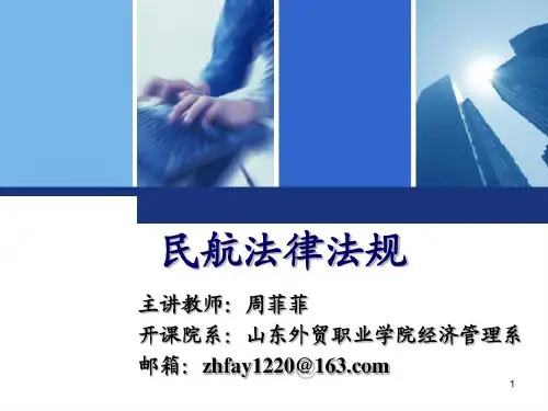 第九章 民用航空与刑法共27页文档