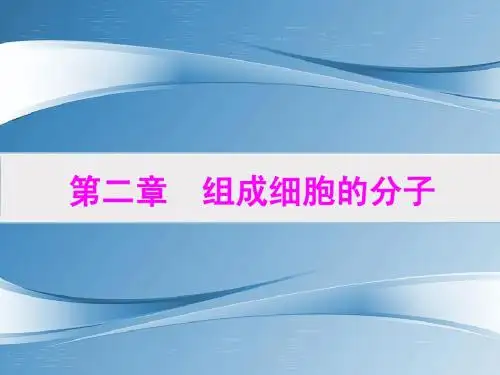 细胞中的元素和化合物
