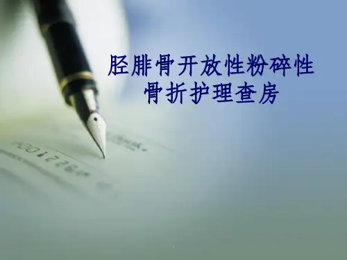 胫腓骨骨折护理查房ppt课件