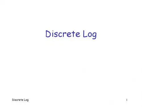 Discrete Log