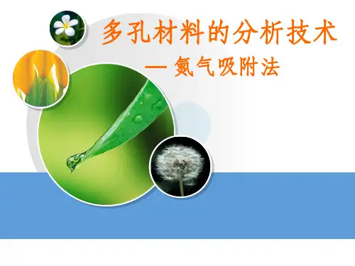 氮气吸附法(等温吸附)