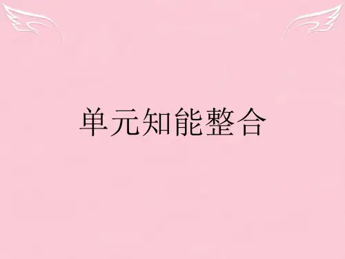 【优化设计】2015-2016学年高中语文 第三单元 杂文与随笔单元知能整合课件 新人教版必修4