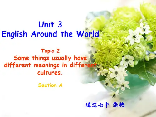 Unit3Topic2SectionA课件-仁爱版九年级英语上册