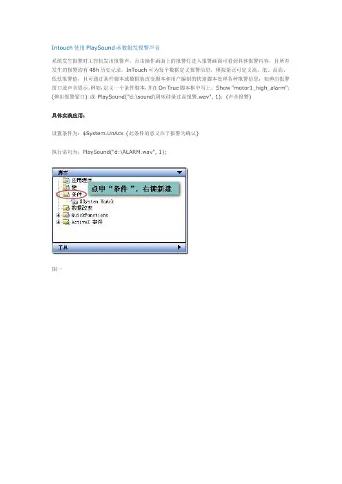 intouch alarm docment