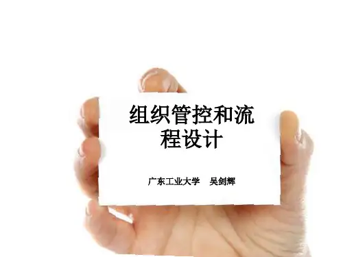 组织管控和流程制度建设