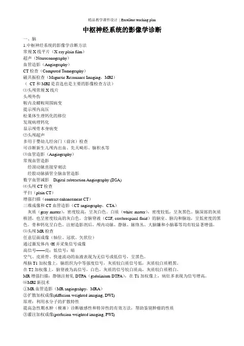 中枢神经系统课件