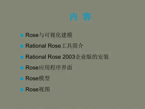 Rational Rose使用手册