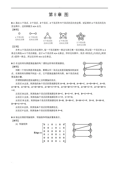 数据结构-图习题 2
