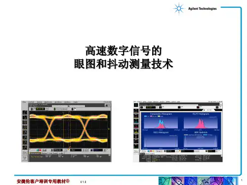 高速数字信号的眼图和抖动测量