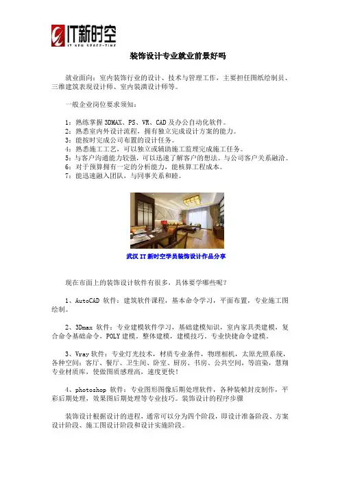 装饰设计专业就业前景好吗