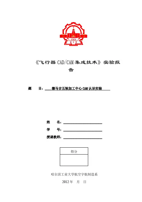 CAM实验报告