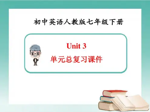 英语七年级下册Unit3-单元总复习课件(新人教版)