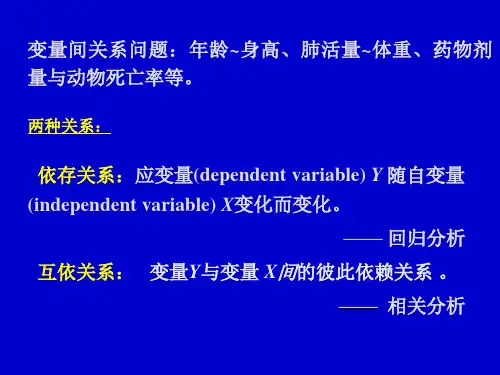 第10章 相关与回归分析_PPT幻灯片