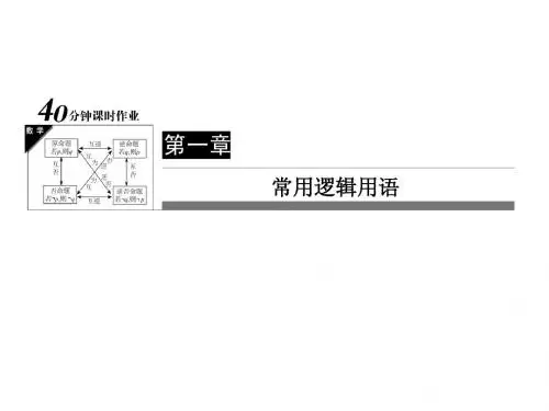 人教A版高中数学选修2-1课件【7】全称量词与存在量词