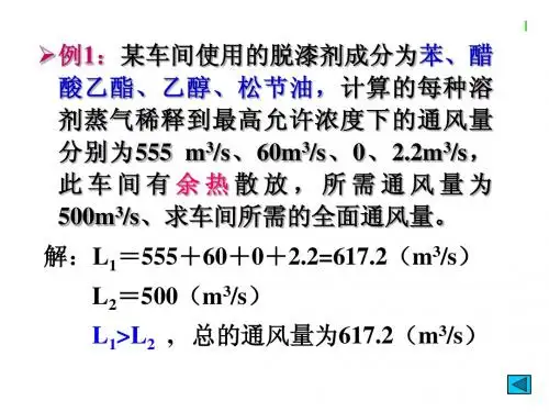 全国勘察设计注册公用设备工程师考前辅导综合课件-通风