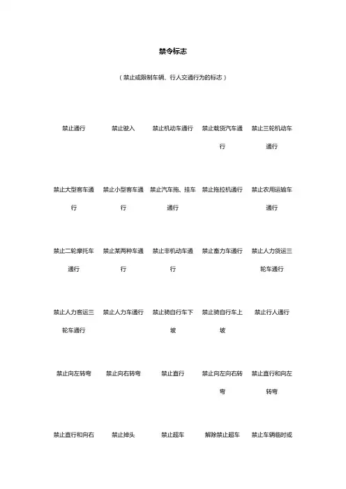 【交通运输】交通图标大全