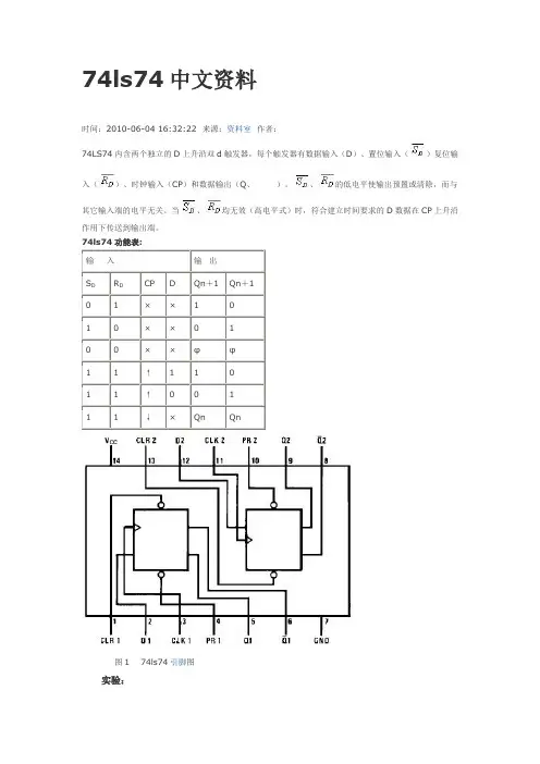 74ls74中文资料