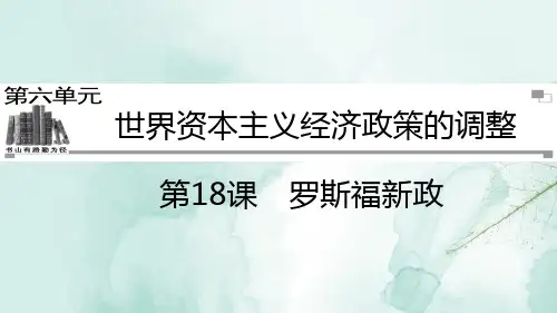人教版高中历史必修2精品课件3：第18课罗斯福新政