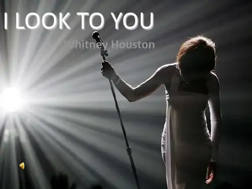 I LOOK TO YOU 中英文歌词