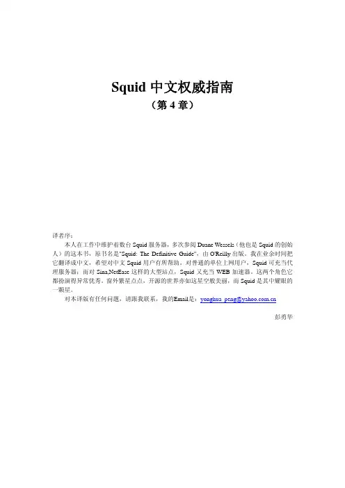 Squid 中文权威指南(4)