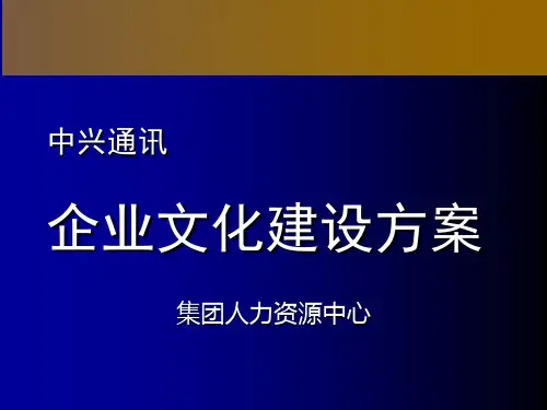 中兴通讯企业文化建设方案(PPT42页).pptx