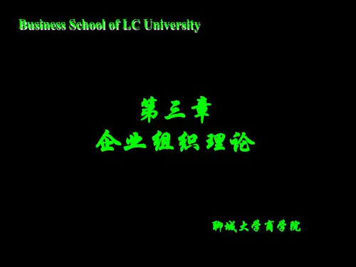 企业组织理论