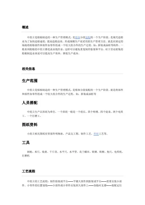 船体中组立