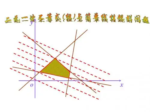 高中数学《第三章不等式3.3二元一次不等式(组)与简单的线性规划问题信...》26PPT课件 一等奖名师