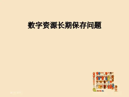 数字资源长期保存