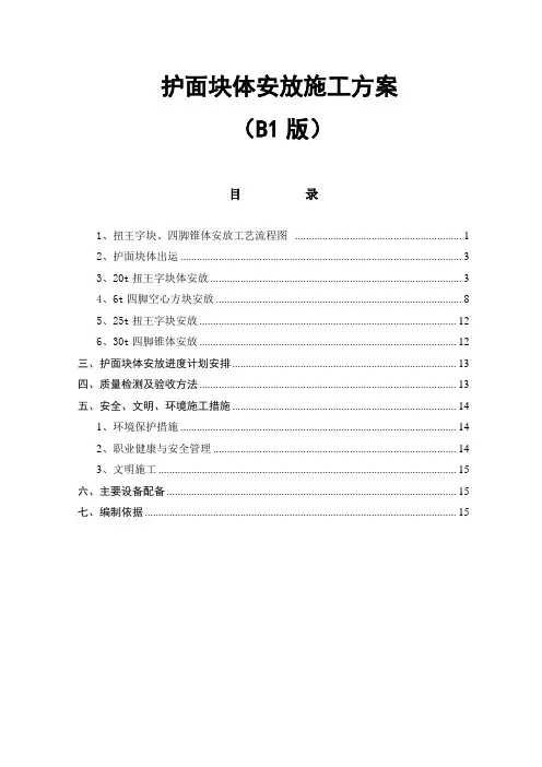 东防波堤北段工程护面块体安装