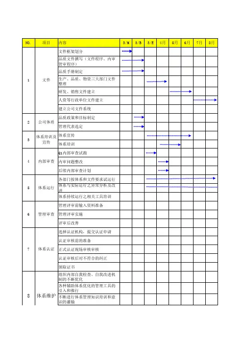 leetro ISO9001质量管理体系推进计划