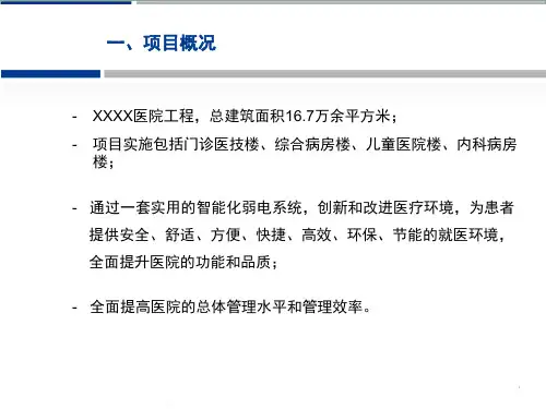 医院安防系统设计方案