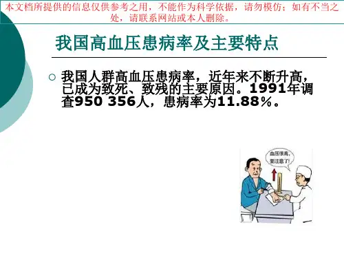 高血压防治知识讲座培训课件