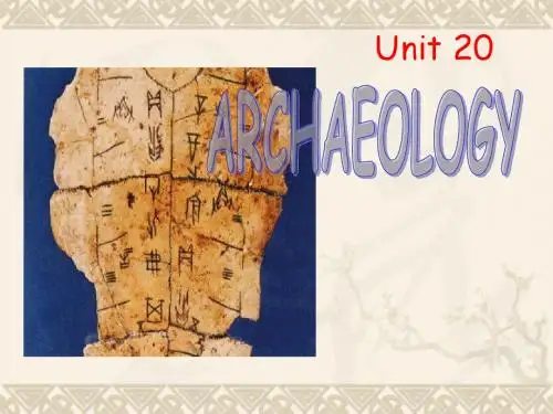 高二英语下Archaeology2课件