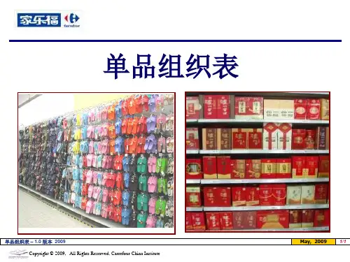 家乐福单品组织表
