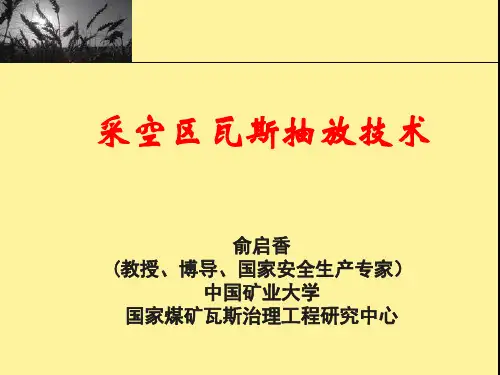 采空区瓦斯抽放技术.