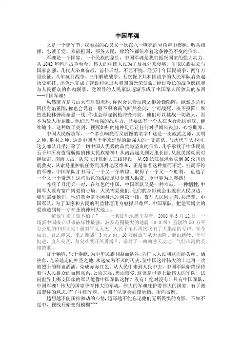 中国军魂