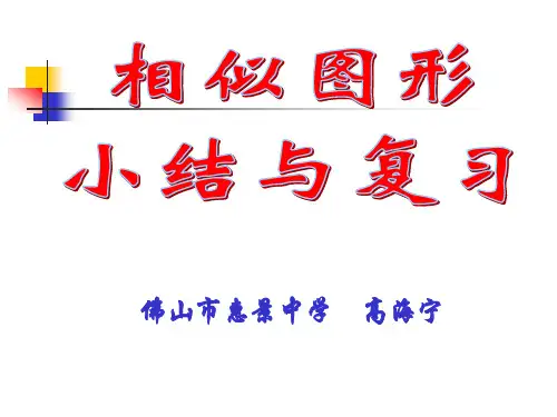 相似图形复习课(高海宁)