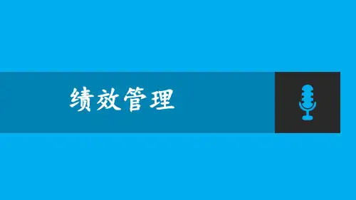 绩效管理(加经典案例)