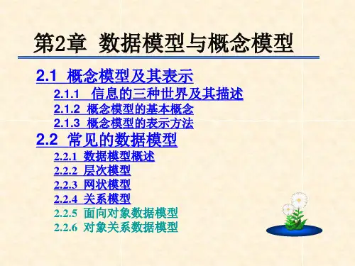 第2章 数据模型与概念模型