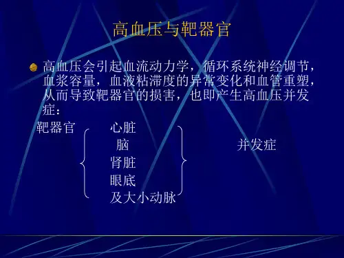 高血压性肾损害
