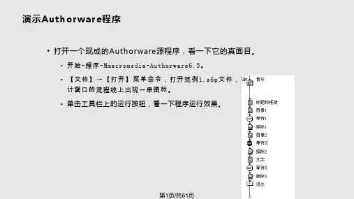 authorware讲义PPT教学课件