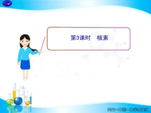 第3课时  核素