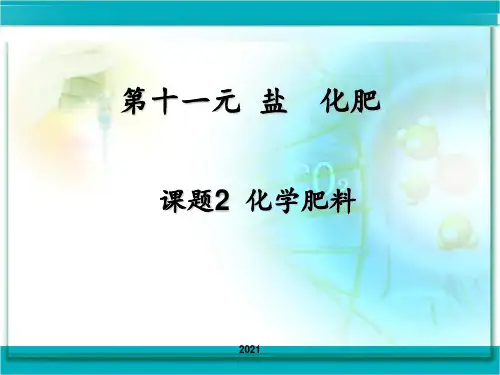 化学肥料PPT课件