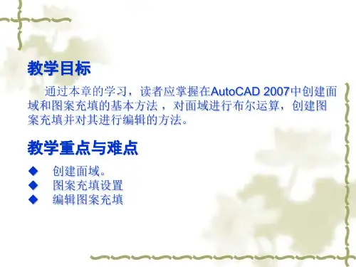 采矿CAD绘图--面域和图案充填教程